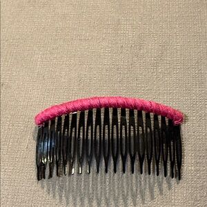 Pink and Black Hair Comb